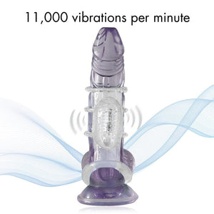 Doctor Love Zinger Vibrating Cock Cage Clear