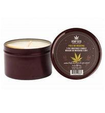 Load image into Gallery viewer, Hemp Seed 3-in-1 Massage Candl Yule Be Begging 6oz
