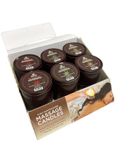 Load image into Gallery viewer, Hemp Seed Holiday Candle Dsp 12pc 6oz
