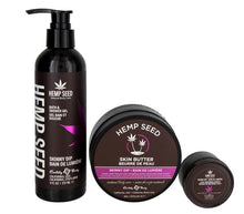 Load image into Gallery viewer, Hemp Seed Holiday Bag Skinny 3-in-1 Candle

