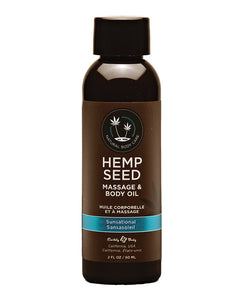 Hemp Seed Massage Oil Sunsational 2 Oz