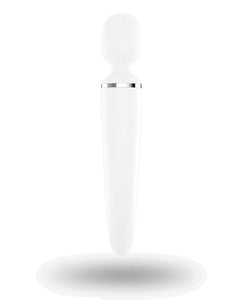 Satisfyer Wand-er Woman White/ Chrome