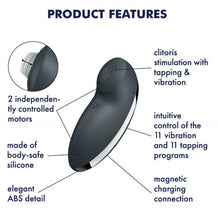 Load image into Gallery viewer, Satisfyer Tap &amp; Climax 2 Grey
