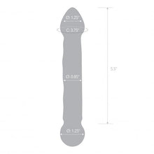 Load image into Gallery viewer, Glas 6.5 Full Tip Textured Glass Dildo &quot;

