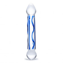 Load image into Gallery viewer, Glas 6.5 Full Tip Textured Glass Dildo &quot;
