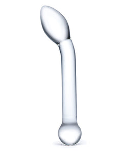 Glas 8 Slimline G Spot Glass Dildo "