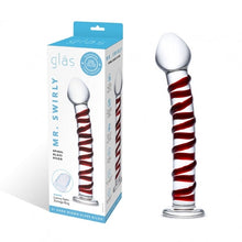 Load image into Gallery viewer, Glas Mr Swirly Spiral Glass Personal Massager
