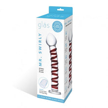 Load image into Gallery viewer, Glas Mr Swirly Spiral Glass Personal Massager
