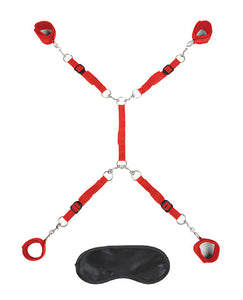 Lux Fetish 7 Pc Bed Spreader Red