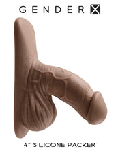 Load image into Gallery viewer, Gender X 4in Silicone Packer Dark
