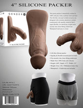 Load image into Gallery viewer, Gender X 4in Silicone Packer Dark
