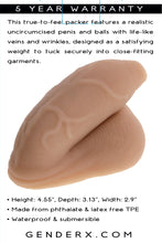 Load image into Gallery viewer, Gender X Uncircumcised Packer Medium
