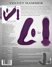 Load image into Gallery viewer, Gender X Velvet Hammer
