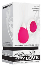 Load image into Gallery viewer, Evolved Egg Pink Vibrator W/ Remote Control
