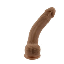 Load image into Gallery viewer, Selopa 7 In Natural Feel Flexskin Dildo Dark
