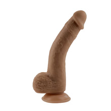 Load image into Gallery viewer, Selopa 7 In Natural Feel Flexskin Dildo Dark
