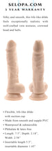 Load image into Gallery viewer, Selopa 6 In Dildo Light
