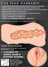 Load image into Gallery viewer, Zero Tolerance Jenna Haze Realistic Vagina Stroker W/ Movie Download
