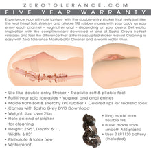 Load image into Gallery viewer, Zero Tolerance Sasha Grey Movie Download W/ Realistic Vagina &amp; Ass Stroker
