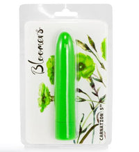 Load image into Gallery viewer, Bloomers Carnation Vibrator 5in Green

