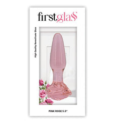 First Glass Rose Butt Plug M