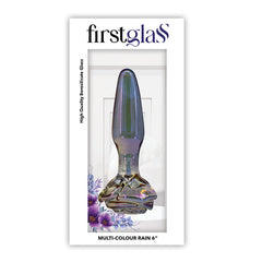 First Glass Rain Butt Plug L