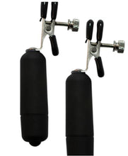 Load image into Gallery viewer, Kink Collection Vibrating Nipple Clamps Black
