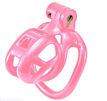 Load image into Gallery viewer, Kink Chastity Series Locking Cock Cage Xs Pink
