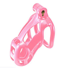 Load image into Gallery viewer, Kink Chastity Series Locking Cock Cage M Pink
