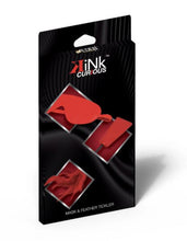 Load image into Gallery viewer, Kink Curious Blackout Mask &amp; Feather Tickler
