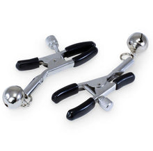 Load image into Gallery viewer, Kink Curious Ball Gag &amp; Nipple Clamps Set Black
