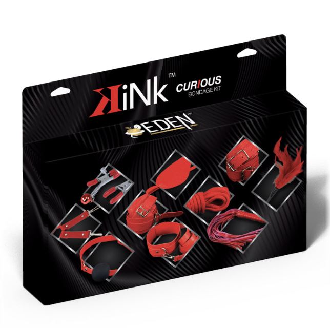 Kink Curious Beginner Bdsm Kit Red