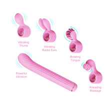 Load image into Gallery viewer, Magic Stick S1 Plus Multi Functioning Vibe Pink
