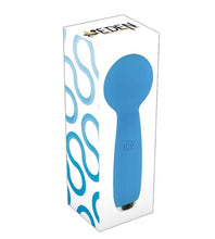 Load image into Gallery viewer, Petites Lil Exclaim Mini Wand Vibrator Blue
