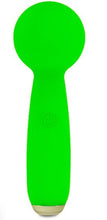 Load image into Gallery viewer, Petites Lil Exclaim Mini Wand Vibrator Green
