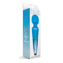 Load image into Gallery viewer, Nixie Wand Massager Blue Ombre Metallic
