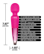 Load image into Gallery viewer, Nixie Wand Massager Pink Ombre Metallic
