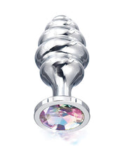 Load image into Gallery viewer, Nixie Honey Dipper Large Ribbed Stainless Steel Plug
