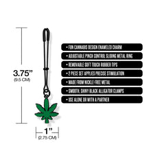 Load image into Gallery viewer, Stoner Vibes Tweezer Nipple Clamps Chronic Collection
