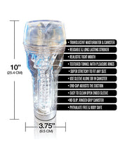 Load image into Gallery viewer, Mstr B8 In The Clear Mouth Stroker
