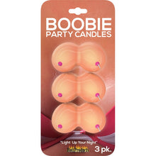 Load image into Gallery viewer, Boobie Party Candles 3pk
