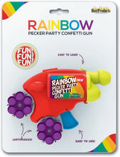 Load image into Gallery viewer, Rainbow Pecker Confetti Gun
