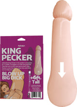 Load image into Gallery viewer, King Pecker 6ft Giant Inflatable Novelty Item
