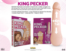 Load image into Gallery viewer, King Pecker 6ft Giant Inflatable Novelty Item
