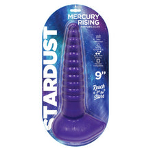 Load image into Gallery viewer, Stardust Mercury Rising Silicone Dildo 9in Purple

