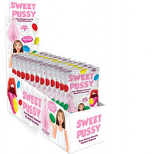 Load image into Gallery viewer, Sweet Pussy Gummies 4 Assorted Fruit Flavors 12 Pc Display
