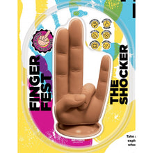 Load image into Gallery viewer, Finger Fest Dildo The Shocker Tan
