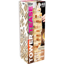 Load image into Gallery viewer, Tower Tease Naughty Sex Game Assorted Wooden Blocks/sayings
