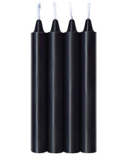 Load image into Gallery viewer, The 9&#39;s Make Me Melt Sensual Warm-drip Candles 4pk Black
