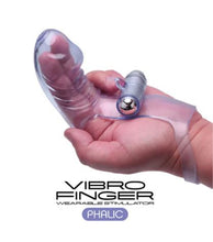 Load image into Gallery viewer, The 9's Vibro Finger Phallic Finger Massager Purple
